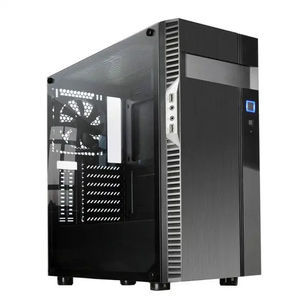 SilverStone SST-PS14B-EG Tempered Glass Mid Tower Case