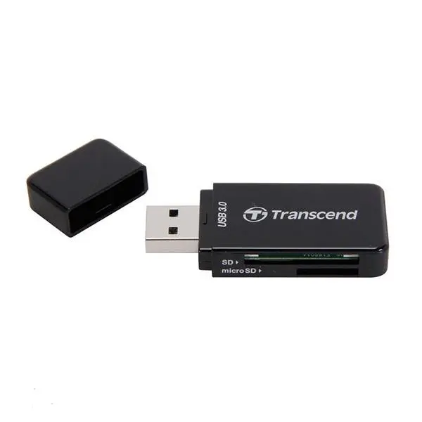 رم ریدر ترنسند یو اس بی 3 مدل RDF5 Transcend RDF5 USB 3.0 Card Reader