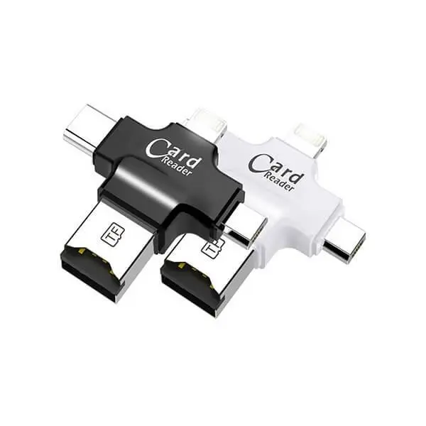 کارت خوان چهار کاره COTEetCI 4 in 1 Card Reader