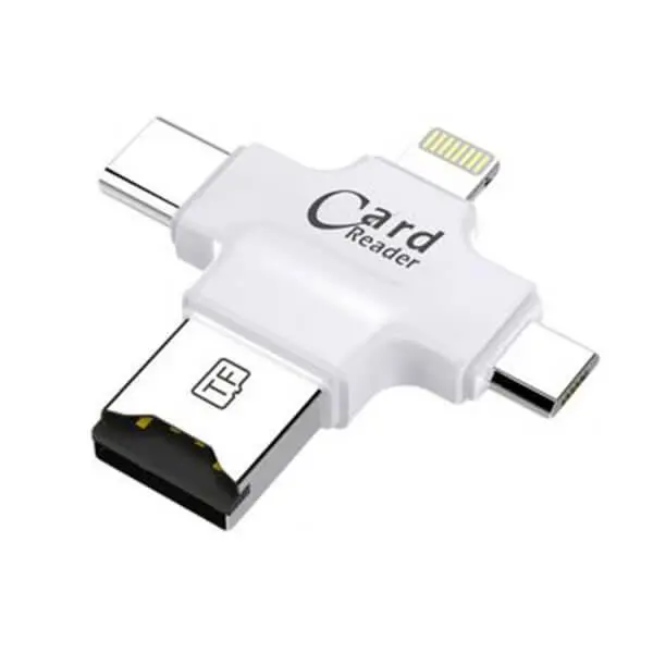 کارت خوان چهار کاره COTEetCI 4 in 1 Card Reader