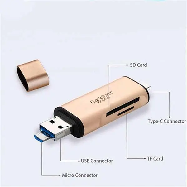 کارت خوان و انتقال داده چند کاره ارلدم Earldom 3in1 Card Reader ET-OT10 - 2