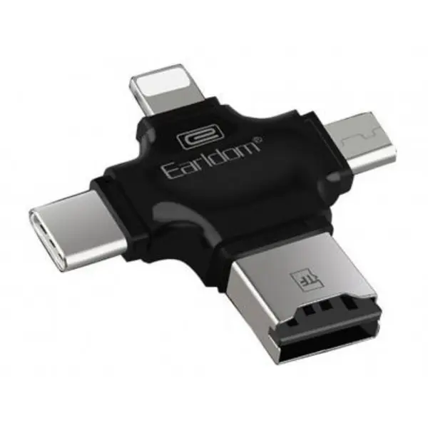 کارت خوان چهار سر ارلدام Earldom ET-OT20 All-in-One Card Reader