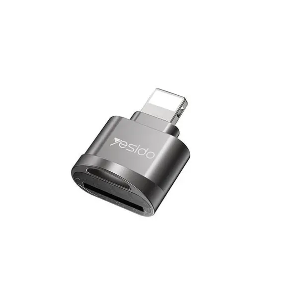 رم ریدر لایتنینگ OTG CARD READER یسیدو YESIDO GS18 YESIDO OTG CARD READER LIGHTNING GS18