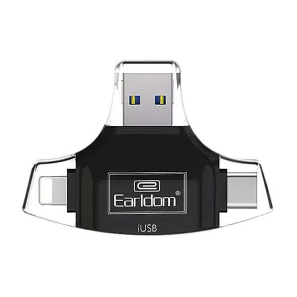کارت خوان و OTG چند منظوره ارلدام مدل ET-OT31 Earldom ET-OT31 Multi Functional OTG And Card Reader - 3
