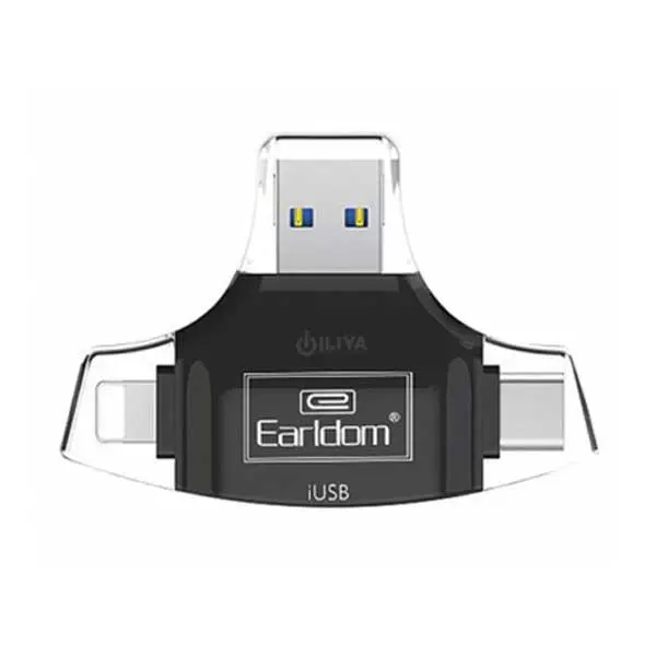 کارت خوان و OTG چند منظوره ارلدام مدل ET-OT31 Earldom ET-OT31 Multi Functional OTG And Card Reader - 4