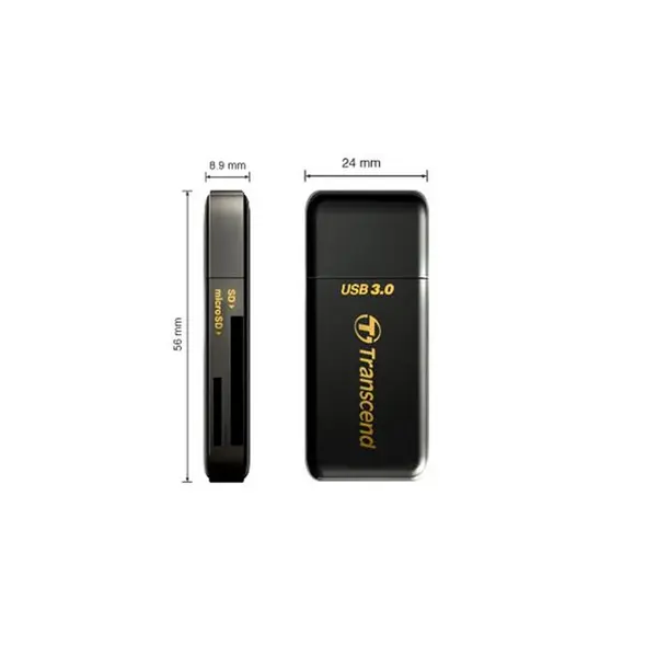 کارت خوان ترنسند مدل RDF5 با رابط USB 3.0 Transcend RDF5 USB 3.0 Card Reader