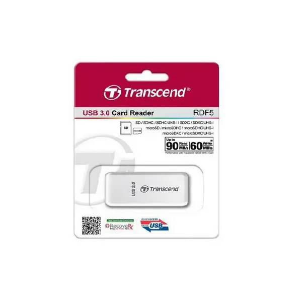 کارت خوان ترنسند مدل RDF5 با رابط USB 3.0 Transcend RDF5 USB 3.0 Card Reader