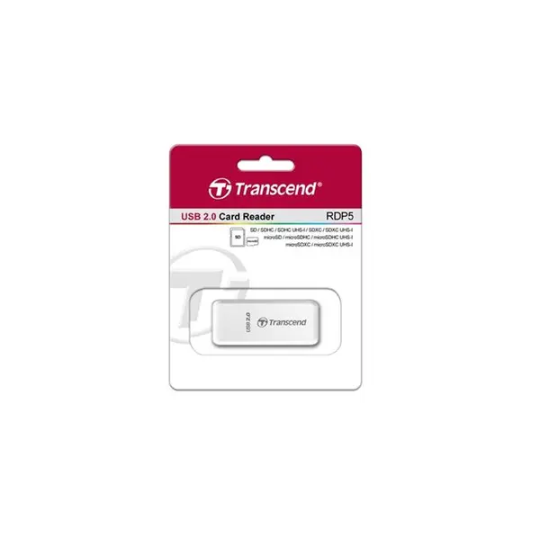 کارت خوان ترنسند مدل RDP5 با رابط USB 2.0 Transcend RDP5 USB 2.0 Card Reader