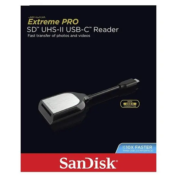 کارت ریدر SanDisk SDDR-409 Extreme Pro SD Card USB Type-C Reader Extreme Pro USB-C Card Reader