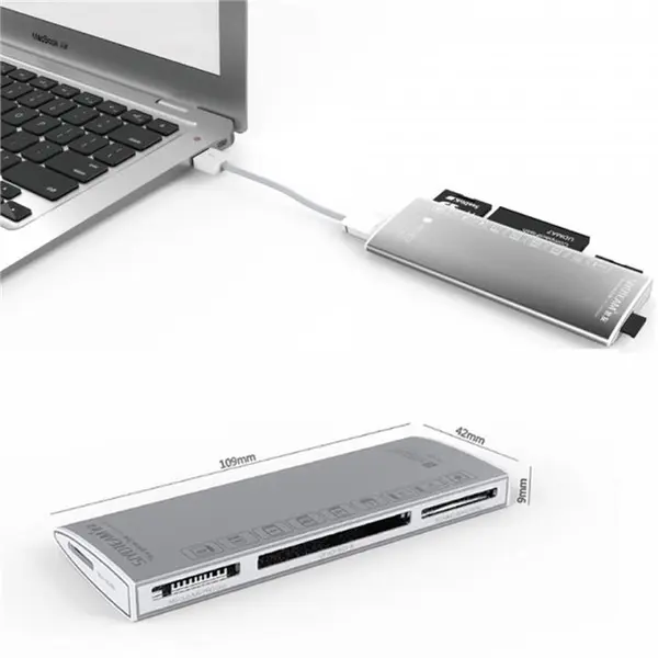 کارت خوان چندکاره Siyoteam مدل SY-661 Siyoteam SY-661 Universal Multi-Card Reader - 3