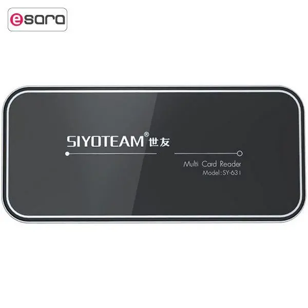 کارت خوان چند کاره سایوتیم مدل SY-631 با رابط USB 2.0 و کابل Siyoteam SY-631 USB 2.0 Multi Card Reader With Cable