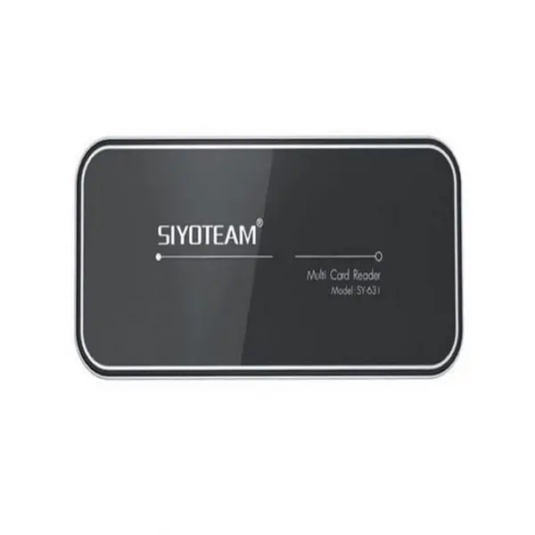 کارت خوان چند کاره سایوتیم مدل SY-631 با رابط USB 2.0 و کابل Siyoteam SY-631 USB 2.0 Multi Card Reader With Cable