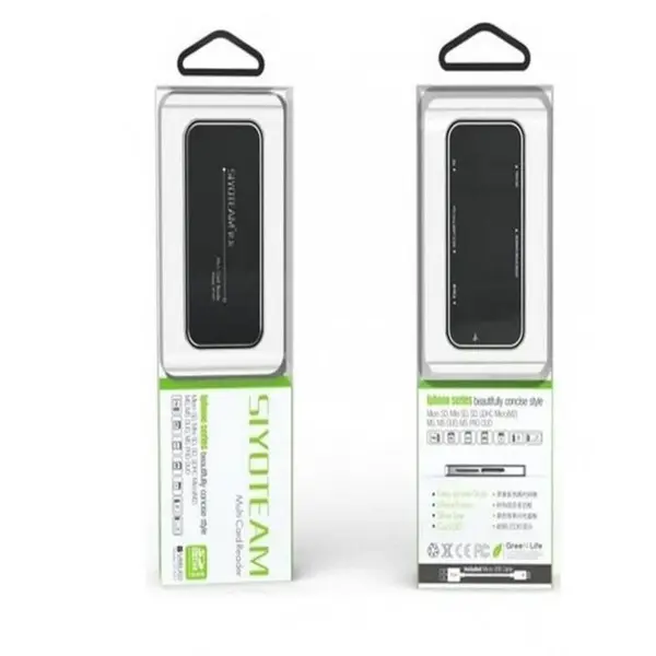 کارت خوان چند کاره سایوتیم مدل SY-631 با رابط USB 2.0 و کابل Siyoteam SY-631 USB 2.0 Multi Card Reader With Cable