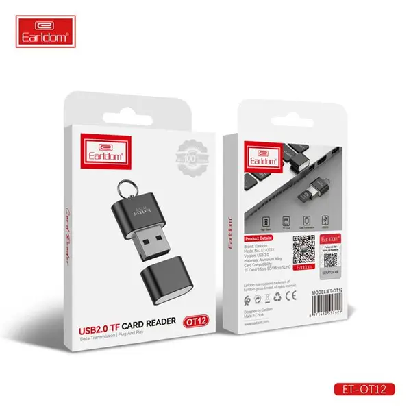 رم ریدر USB2.0 تک کاره ارلدام Earldom مدل ET-OT12