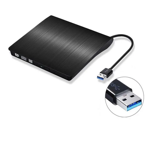دی وی دی رایتر اکسترنال اسلیم اس دی آر دبلیو-08 دی3 ایسوس ASUS SDRW-08D3S-U/BLK EXT SLIM DVD/RW