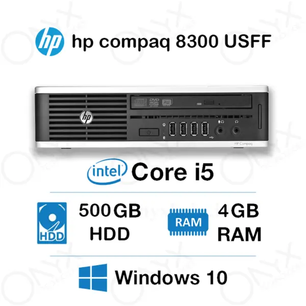 کامپیوتر اسمبل شده کامل اچ پی HP COMPAQ ELITE 8300