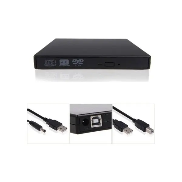 HP DVR RW External Drive Box باکس دی وی دی رایتر اکسترنال لپ تاپ