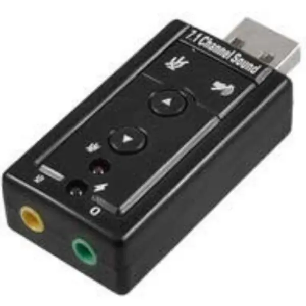 کارت صدا 7.1 کاناله usb ولوم دار effort مدل ef-u71