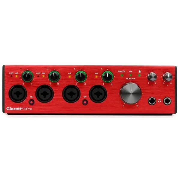 کارت صدا یو اس بی فوکوسرایت مدل Clarett 4Pre