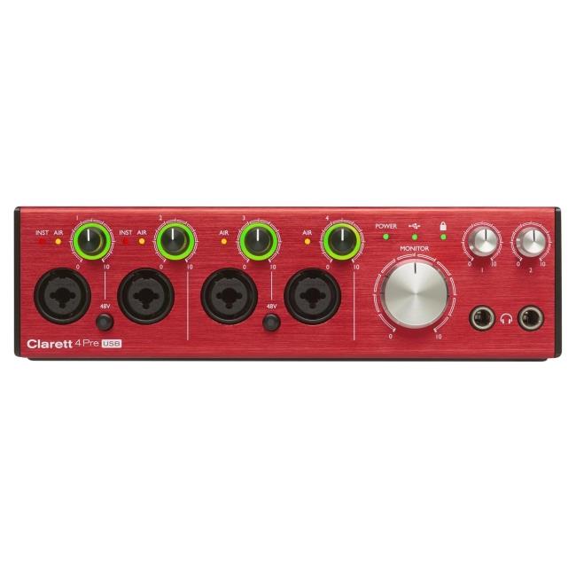 کارت صدا یو اس بی فوکوسرایت مدل Clarett 4Pre USB