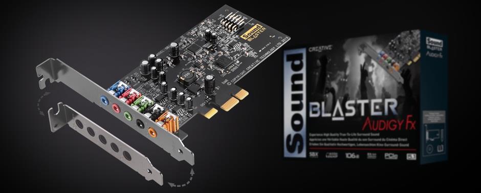 Creative SB AUDIGY FX PCIe Sound Card