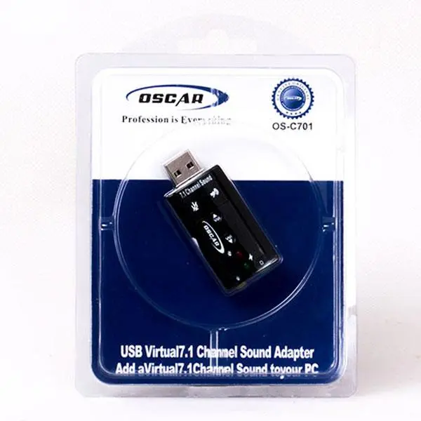 کارت صدا ولوم دار OSCAR OS-C701 USB