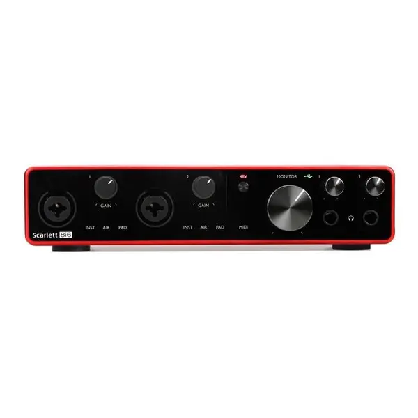 کارت صدا یو اس بی فوکوسرایت مدل Scarlett 8i6 3rd Gen کارت صدا یو اس بی فوکوسرایت مدل Scarlett 8i6 3rd Gen