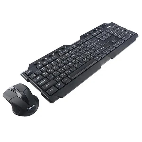 کیبورد ماوس بی سیم رویال 815 کد 3731