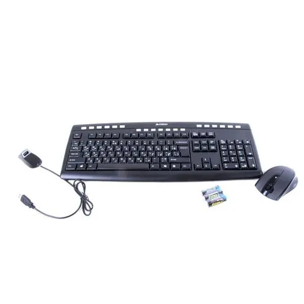 کیبورد و موس بی سیم ای فورتک 9200F A4tech 9200F Wierless Keyboard and Mouse