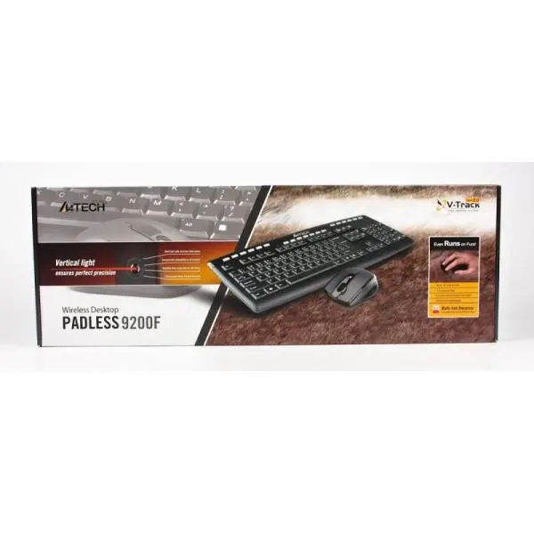 کیبورد و موس بی سیم ای فورتک 9200F A4tech 9200F Wierless Keyboard and Mouse