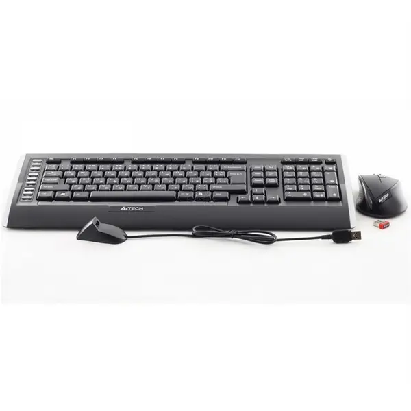 کیبورد و موس بی سیم ای فورتک 9300F A4tech 9300F Wierless Keyboard and Mouse