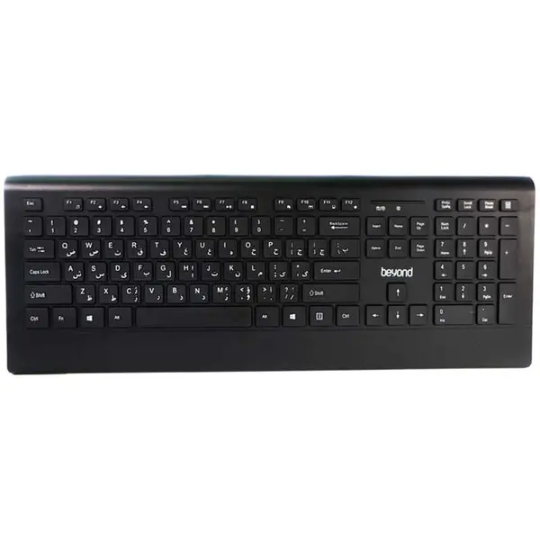 کیبورد و ماوس بی سیم بیاند مدل 9596 آر اف Beyond BMK-9596RF Wireless Keyboard and Mouse