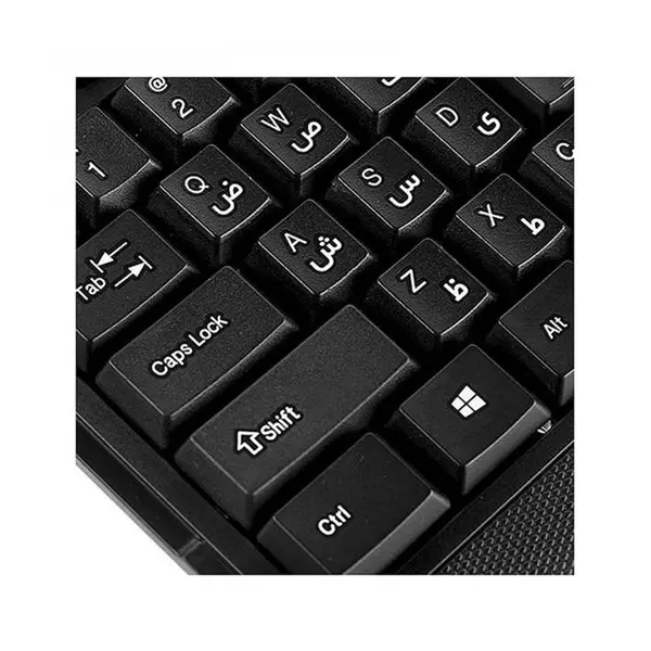 کیبورد و ماوس بیاند مدل BMK-2900 Combo با حروف فارسی Beyond BMK2900 Wired Keyboard and Mouse With Persian Letters - 3
