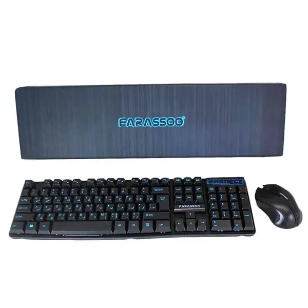 کیبورد و موس بی سیم فراسو Farassoo FCM-8282 Farassoo beyond FCM-8282 Desktop Wireless - 2