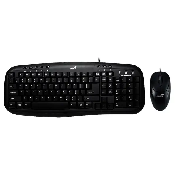 کیبورد و موس سیمی Genius مدل KM-210 Genius KM-210 KEYBOARD MOUSE
