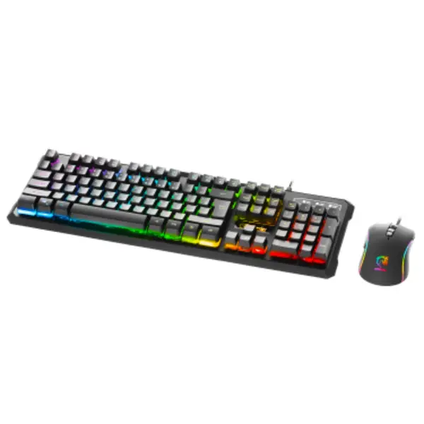کیبورد و موس گیمینگ گرین GREEN GKM605 RGB