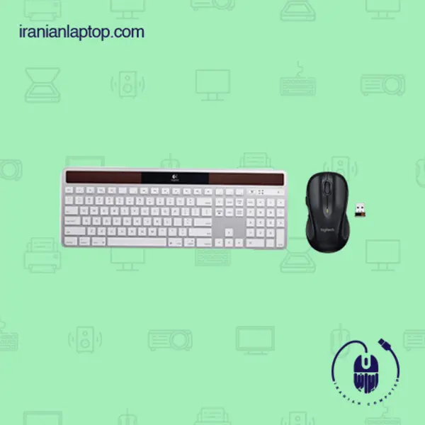 پک موس و کیبورد اورجینال سولار وایرلس لاجیتک مدل k750
