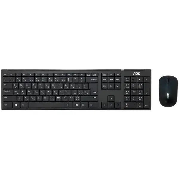 کیبورد و ماوس بی سیم ای او سی مدل KM200 AOC KM200 Wireless Keyboard And Mouse