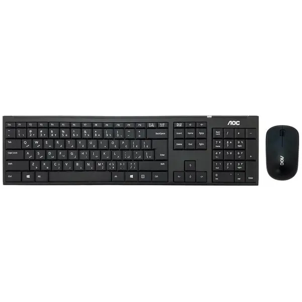 کیبورد و ماوس بی سیم ای او سی مدل KM200 AOC KM200 Wireless Keyboard And Mouse