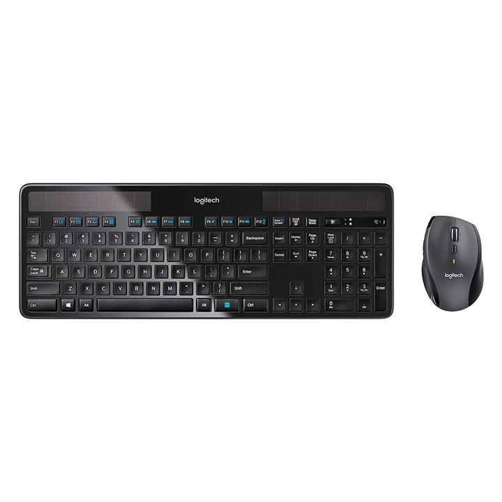 MK750 Wireless Solar Keyboard and Wireless Marathon Mouse Combo