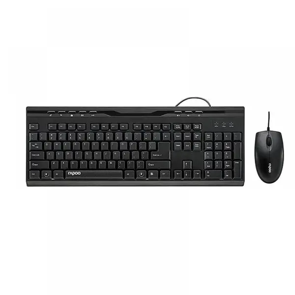 کیبورد و ماوس با سیم رپو مدل ایکس NX1710 RAPOO NX1710 Wired Optical Mouse And Keyboard - 5