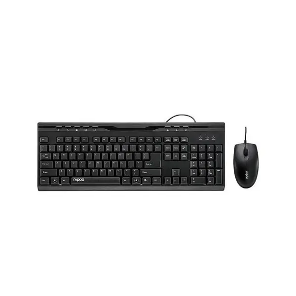کیبورد و ماوس با سیم رپو مدل ایکس NX1710 RAPOO NX1710 Wired Optical Mouse And Keyboard - 3