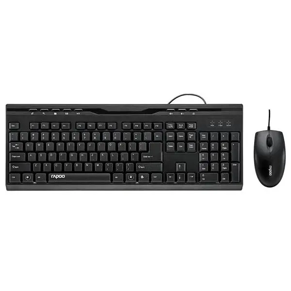 کیبورد و ماوس با سیم رپو مدل ایکس NX1710 RAPOO NX1710 Wired Optical Mouse And Keyboard - 4
