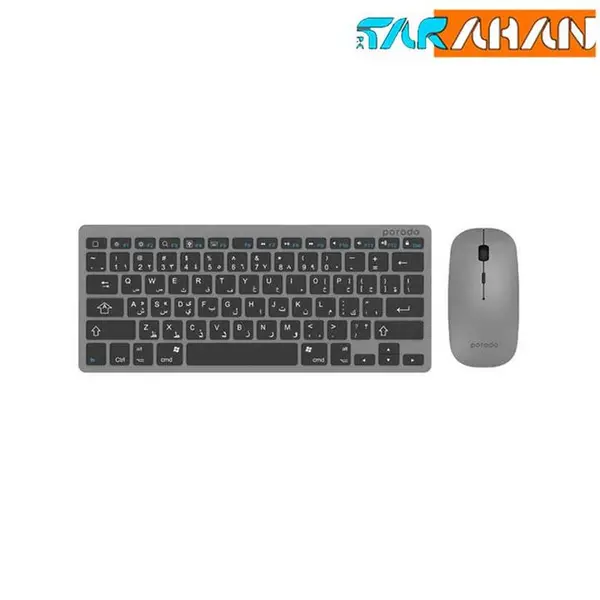 ماوس و کیبورد وایرلس پرودو PD-BTKBMCO-GY