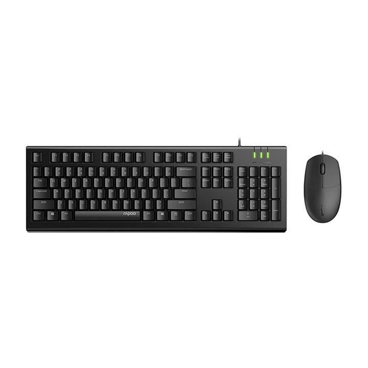 RAPOO X125S Wired Optical Mouse & Keyboard Combo