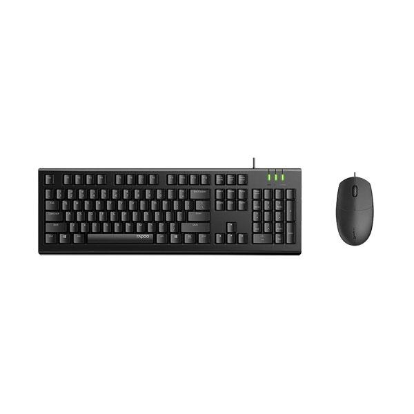 RAPOO X125S Wired Optical Mouse & Keyboard Combo