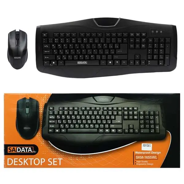 Sadata Gaming Mouse & Keyboard Model SKM-1655WL بیسیم