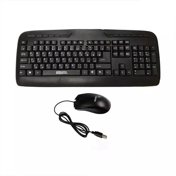 کیبورد و ماوس سادیتا مدل SKM-1554 با حروف فارسی