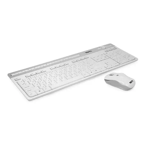 TSCO TKM7106W Wireless Keyboard and Mouse With Persian Letters
