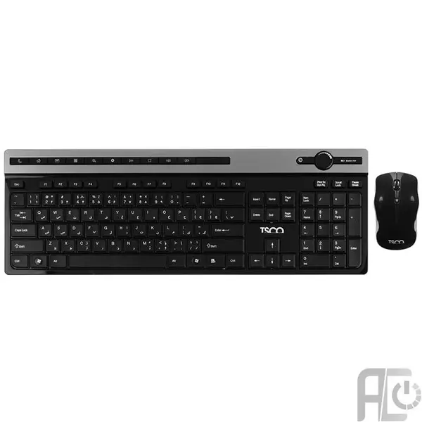 TSCO TKM7106W Wireless Keyboard and Mouse With Persian Letters